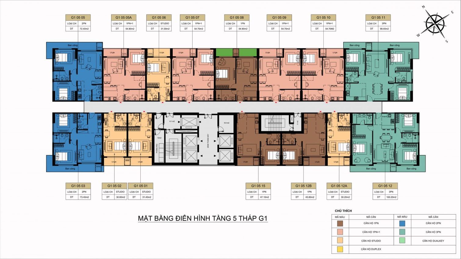 mặt bằng dự án the pathway sầm sơn tòa g1