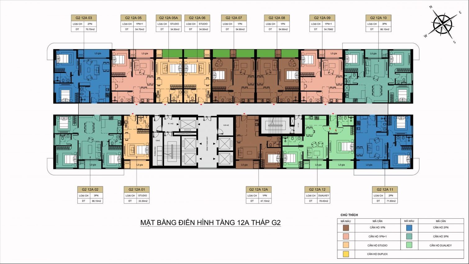 mặt bằng dự án the pathway sầm sơn tòa g2